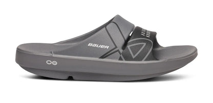 BAUER/OOFOS Women's OOahh Sport Slide Sandal – Slate