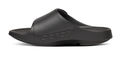 BAUER/OOFOS Men's OOahh Sport Flex Sandal – Black
