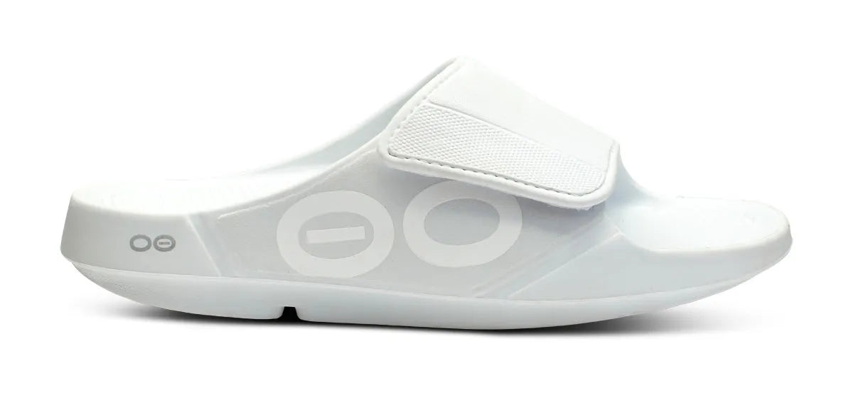 Men's OOahh Sport Flex Sandal - White